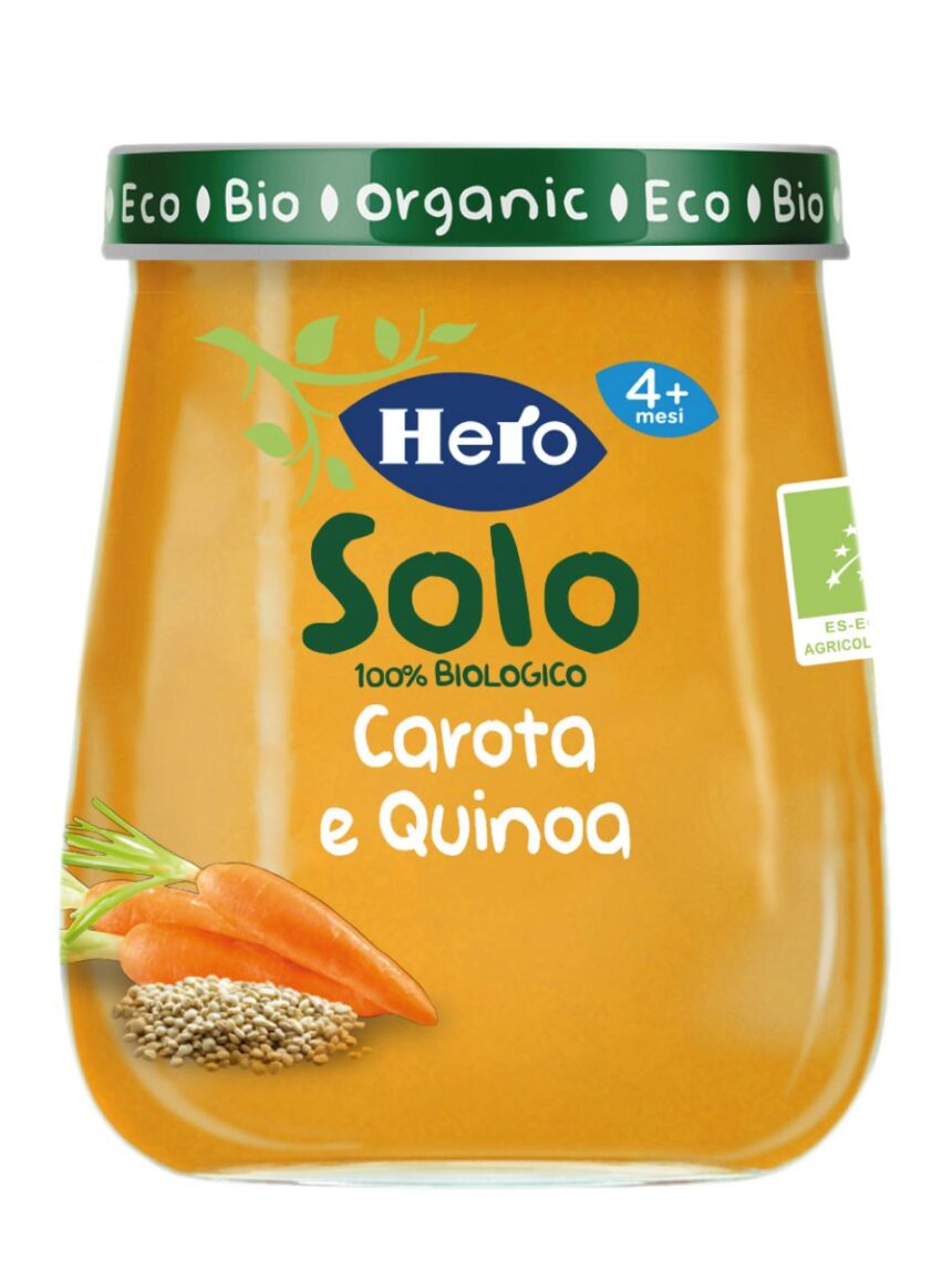 Hero solo omogeneizzato carota quinoa 120g - Hero
