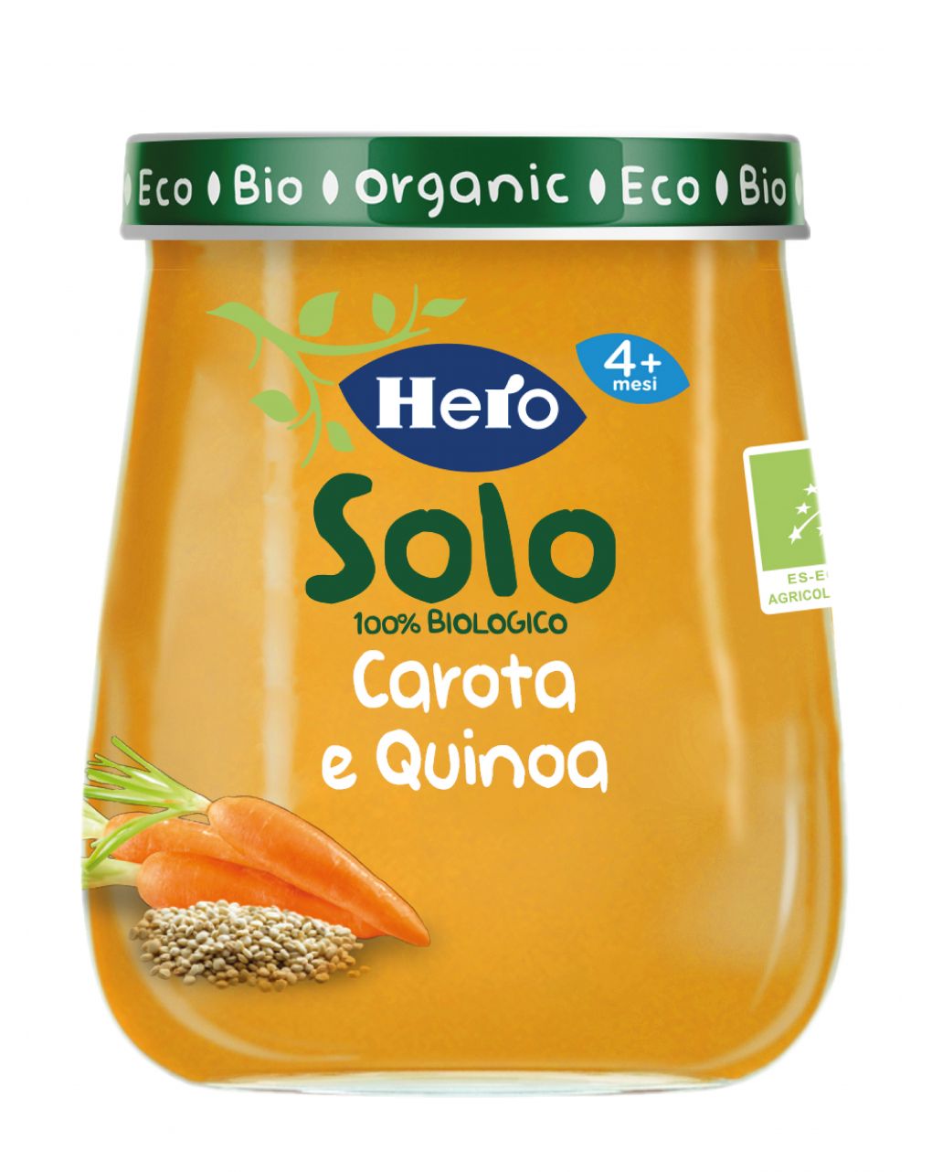 Hero solo omogeneizzato carota quinoa 120g - Hero