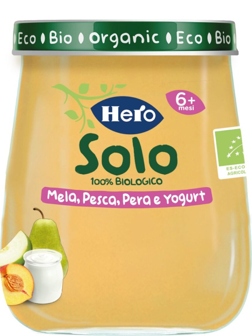 Hero solo omogeneizzato merenda frutta-yogurt 120gr - Hero