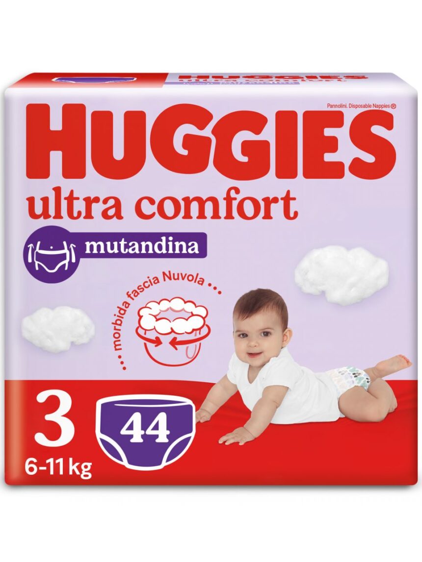 Huggies – mutandina grande taglia 3 (44 pannolini) - Huggies