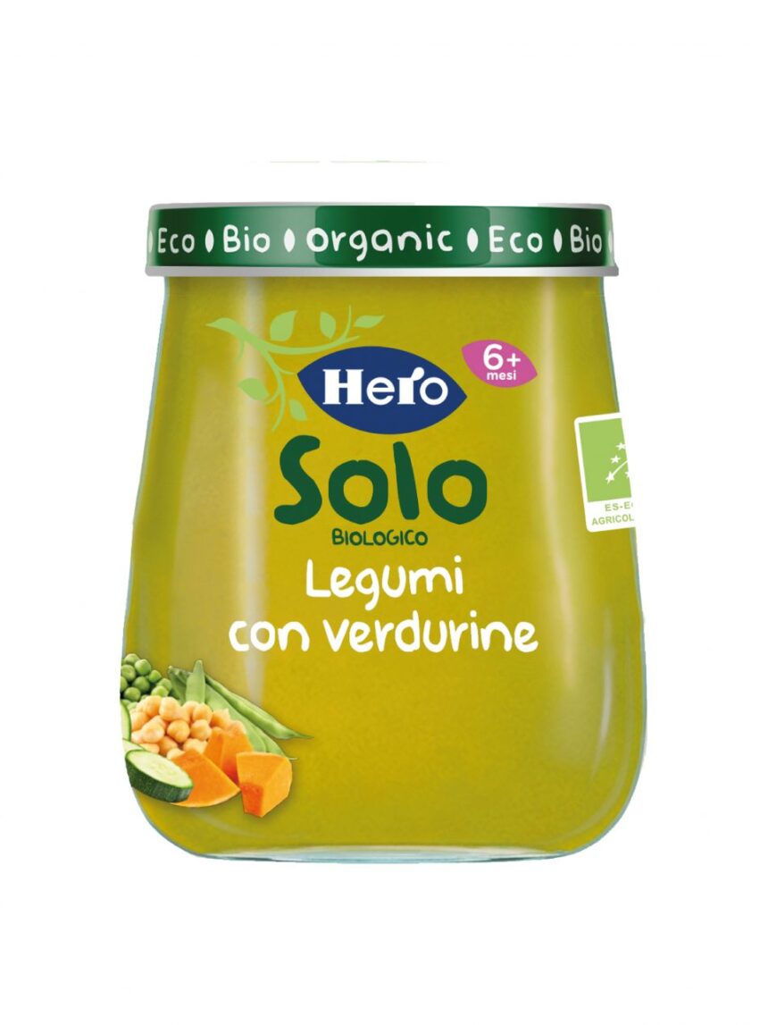 Hero solo legumi con verdurine 120 gr - Hero