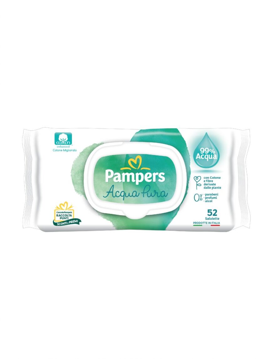 Pampers - wipes pampers acqua pura x 52 - Pampers