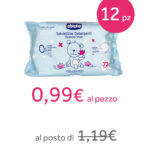 Chicco salviette detergenti 72 pz (x12)