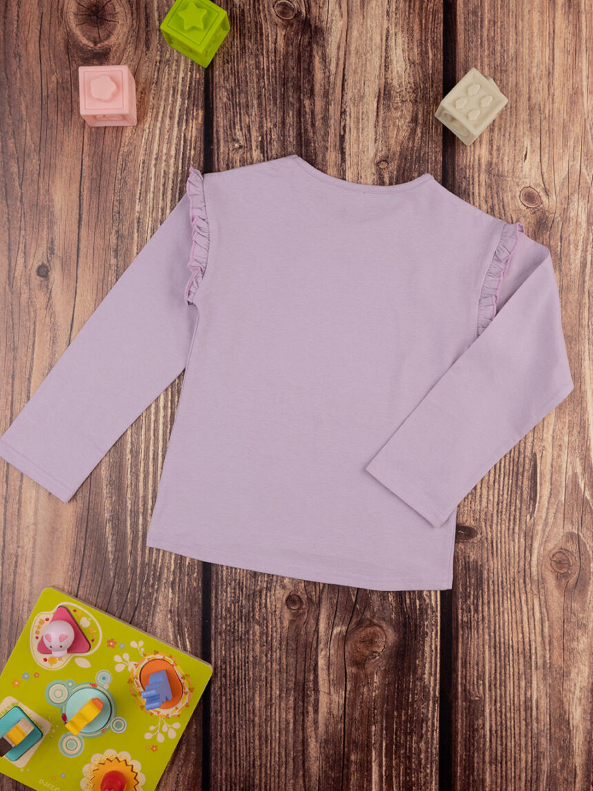 T-shirt bimba lilla "adorable" - Prénatal
