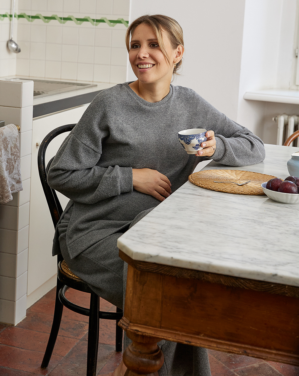 Maglia loungewear premaman grigia - Prénatal