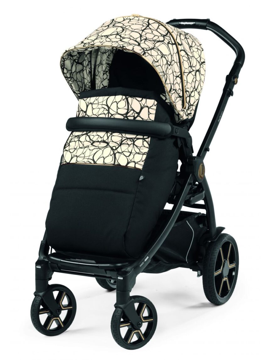 Trio book slk graphic gold con culla elite - peg perego - Peg-Pérego