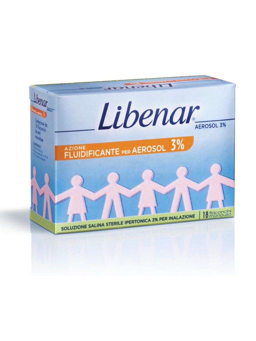 Fiale aerosol ipertoniche 3% 18pezzi - libenar - Libenar