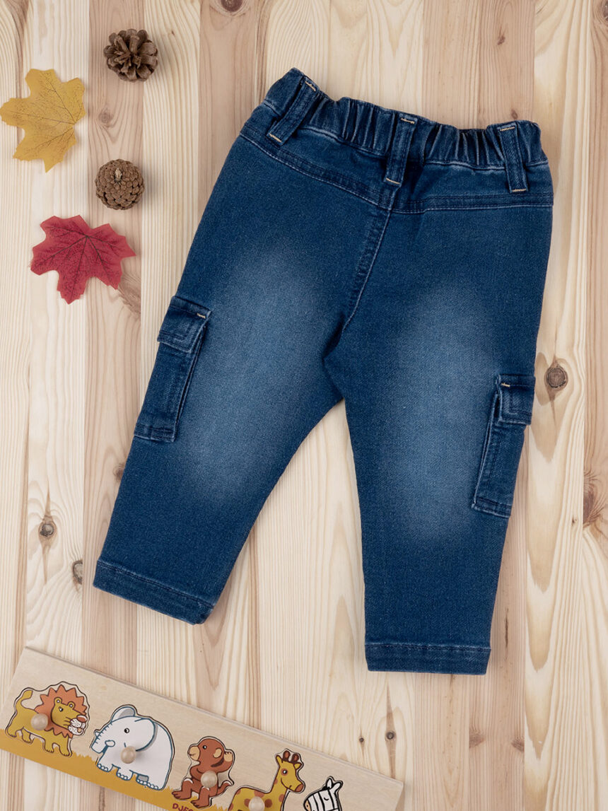 Pantalone boy denim "teddy bear" - Prénatal