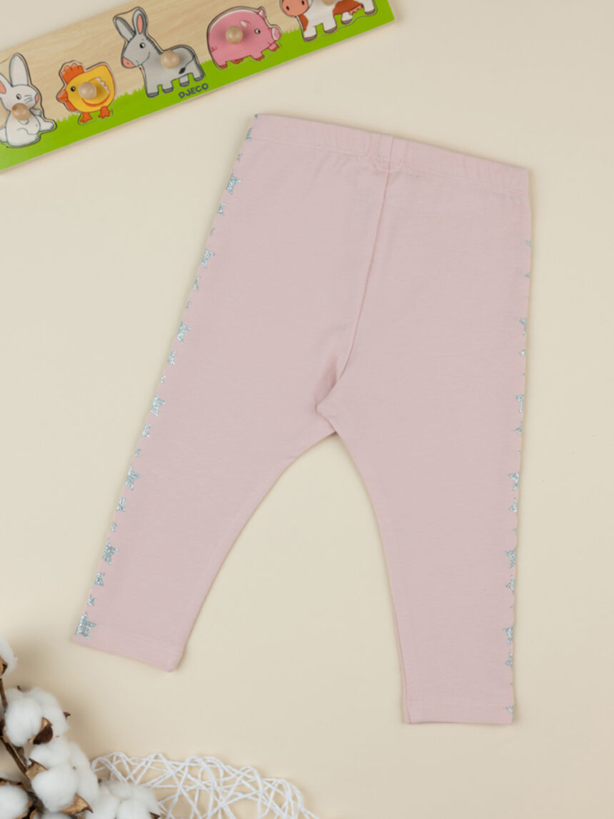 Legging girl pink glitter - Prénatal