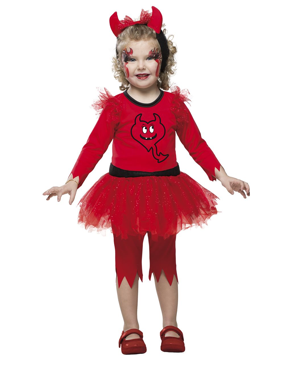 Costume diavoletta bambina 2-3 anni - carnaval queen