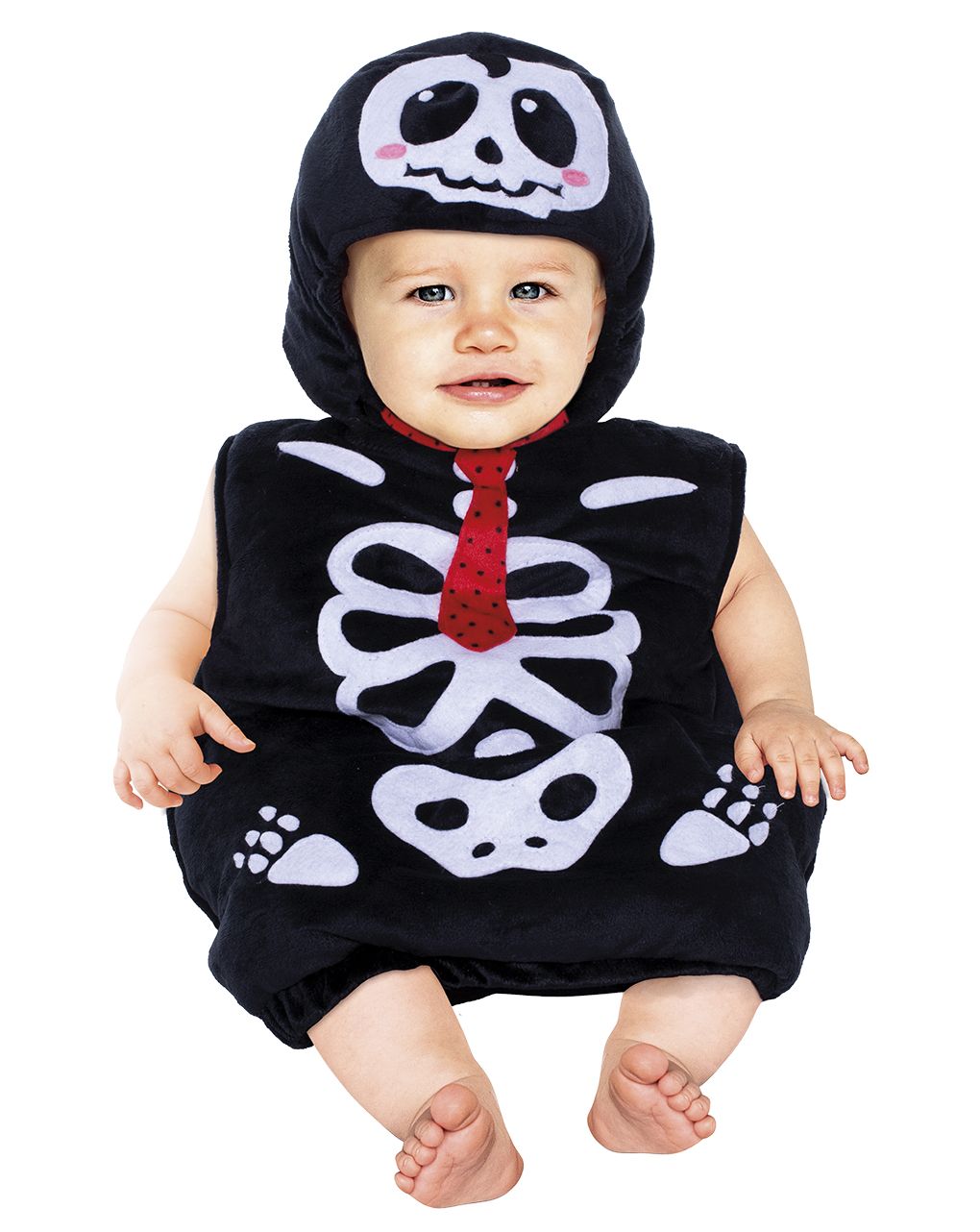 Costume scheletrino baby 0-12 mesi - carnaval queen