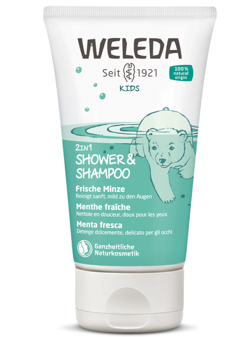Doccia-shampoo bambini menta fresca - weleda - Weleda