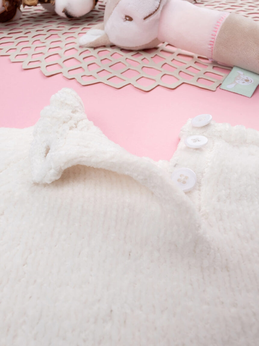Maglia tricot bimba bianca - Prénatal