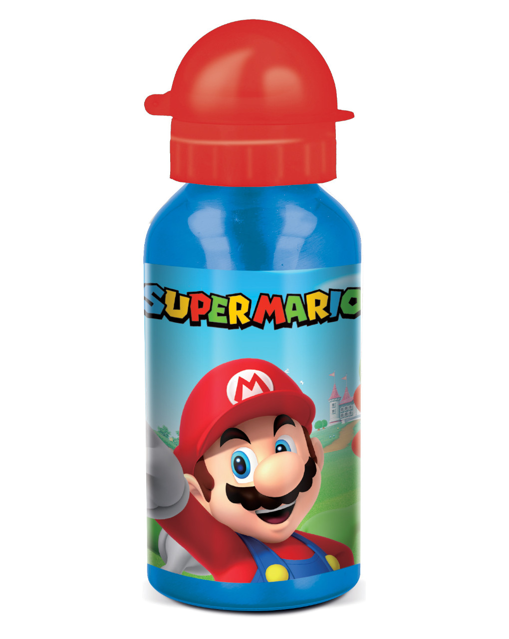 Borraccia alluminio 500 ml - super mario - Super Mario