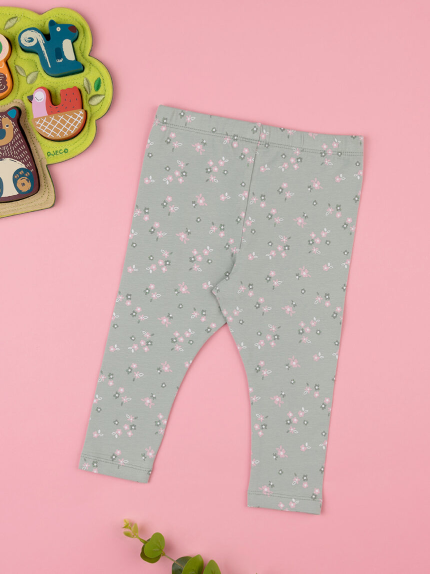 Legging jersey girl "fiori" - Prénatal