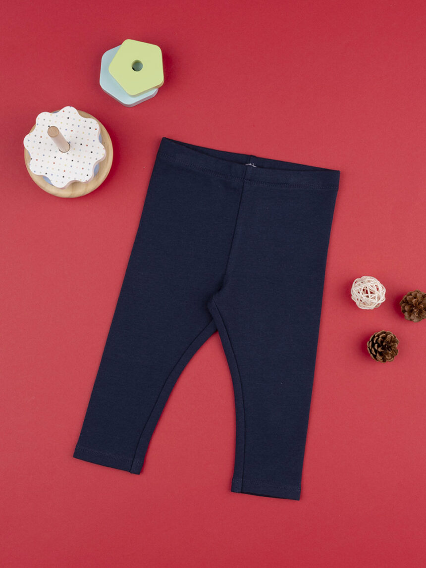 Legging felpato bimba blu - Prénatal