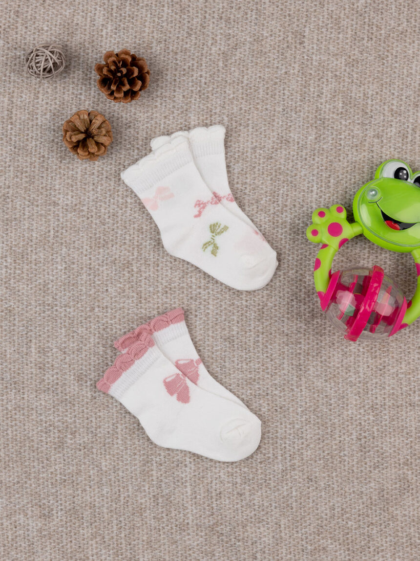 Pack 2 calze bimba organic cotton - Prénatal