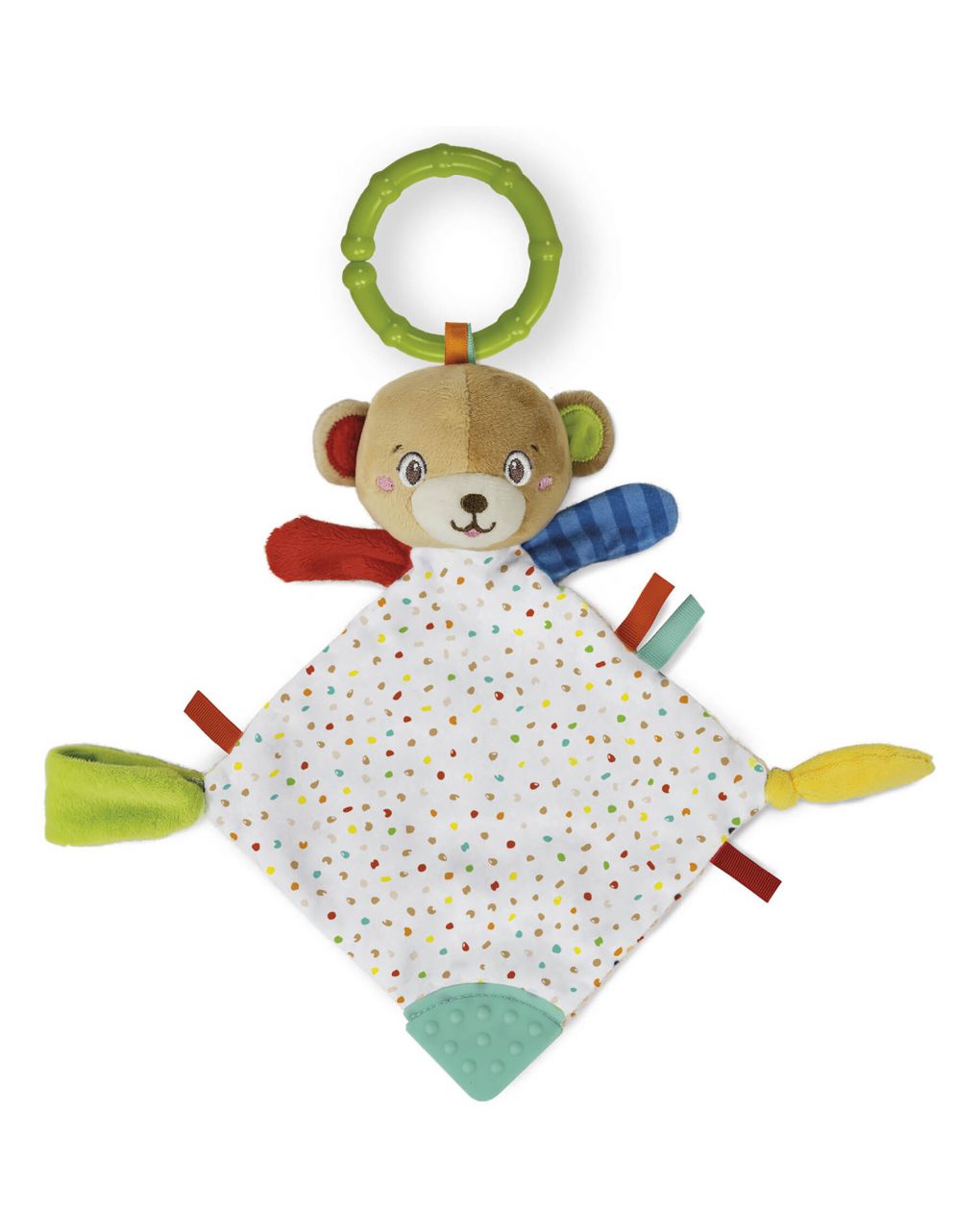 Baby clementoni - lovely bear comforter doudou - Baby Clementoni