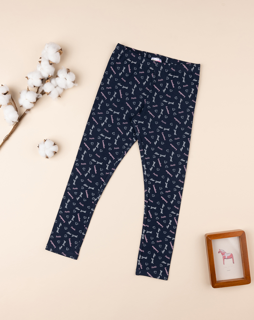 Legging jersey bimba blu - Prénatal