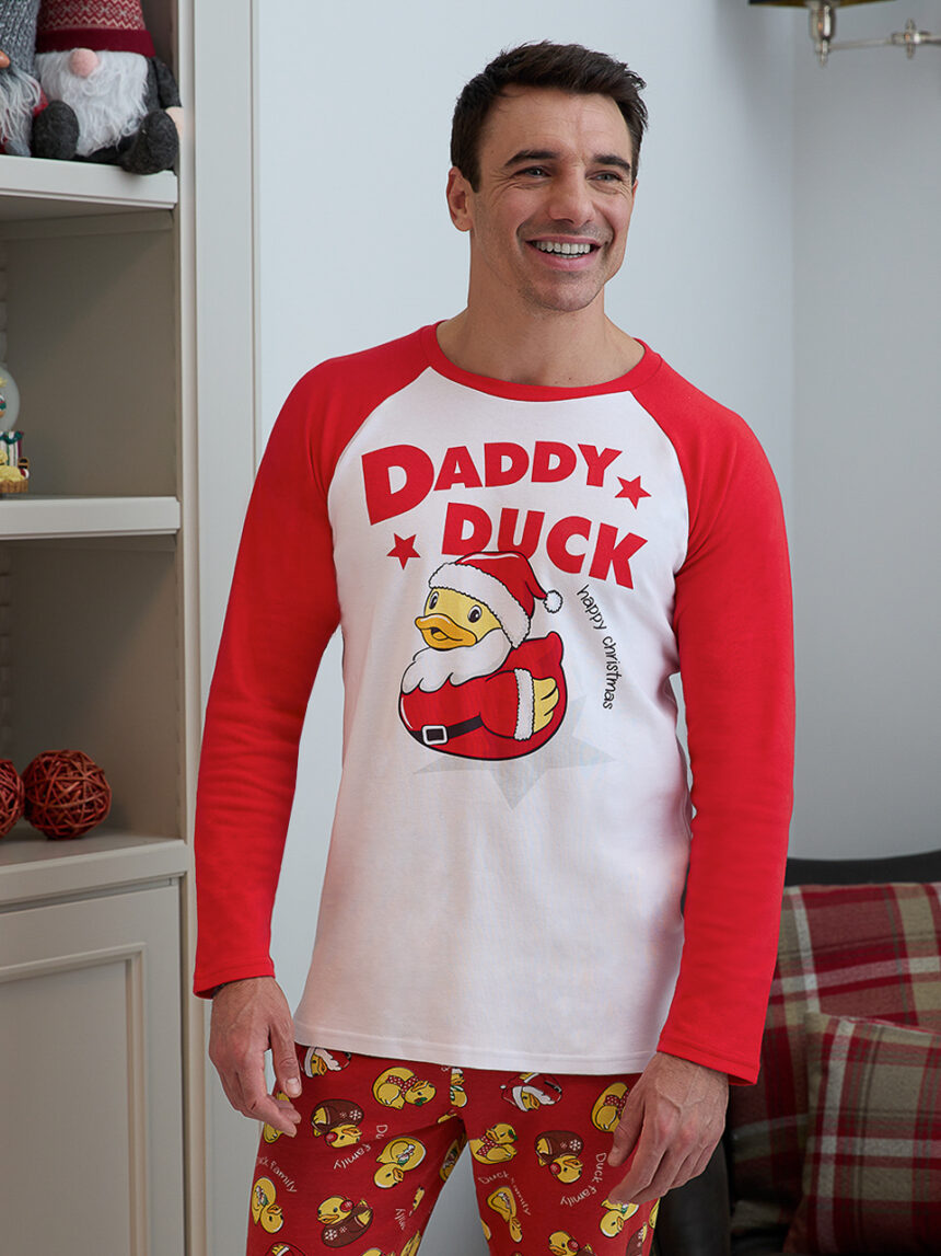 Pigiama natalizio con stampa daddy duck - Prénatal