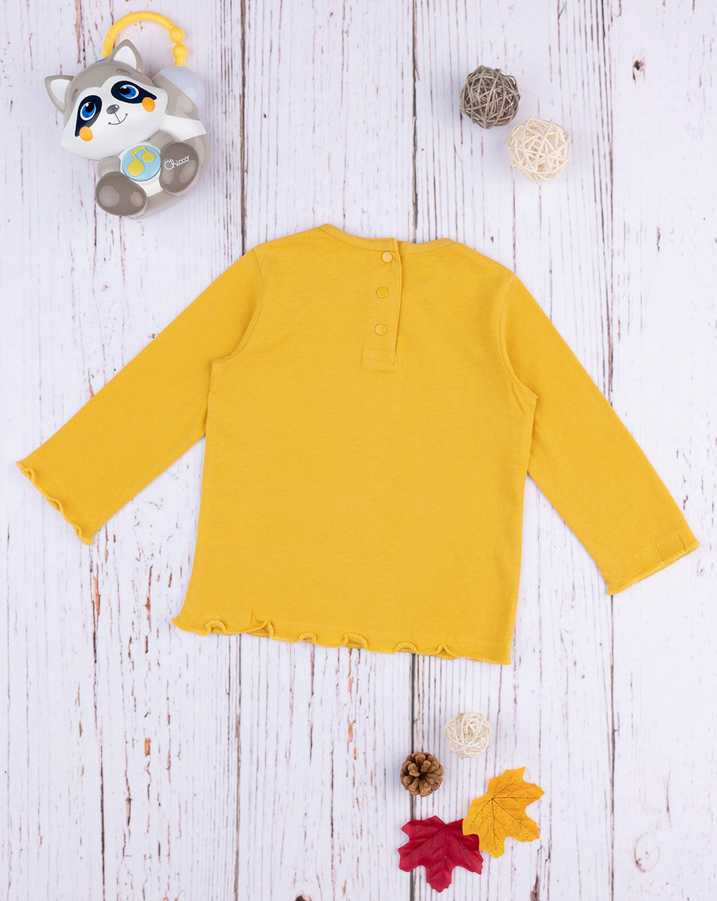 T-shirt bimba gialla "sweet bear" - Prénatal