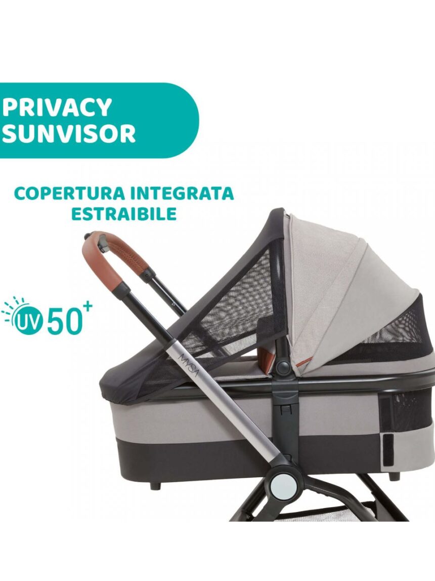 Trio mysa standard silver grey - chicco - Chicco
