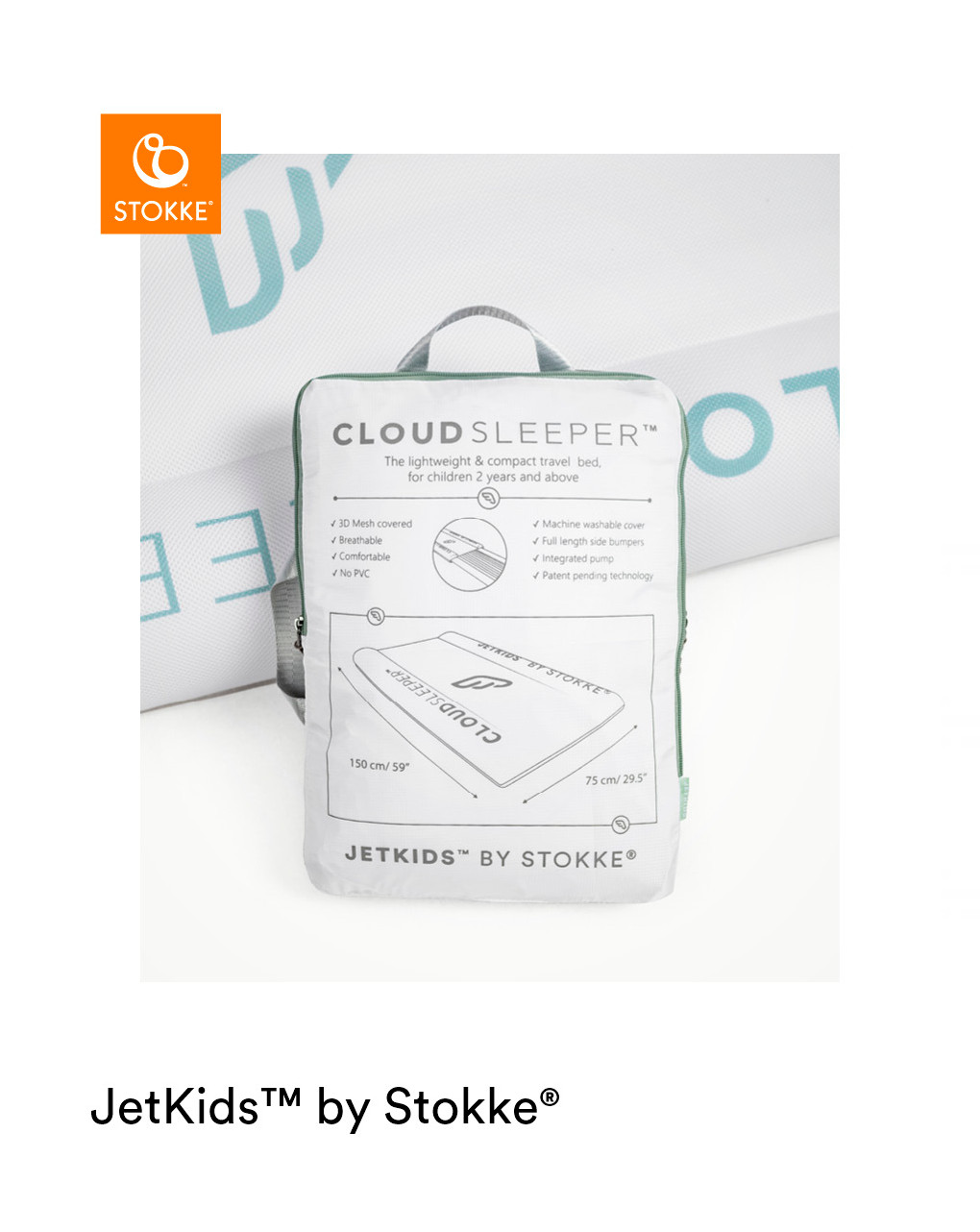 Letto gonfiabile per bambini cloudsleeper™ jetkids™ - stokke® - Stokke