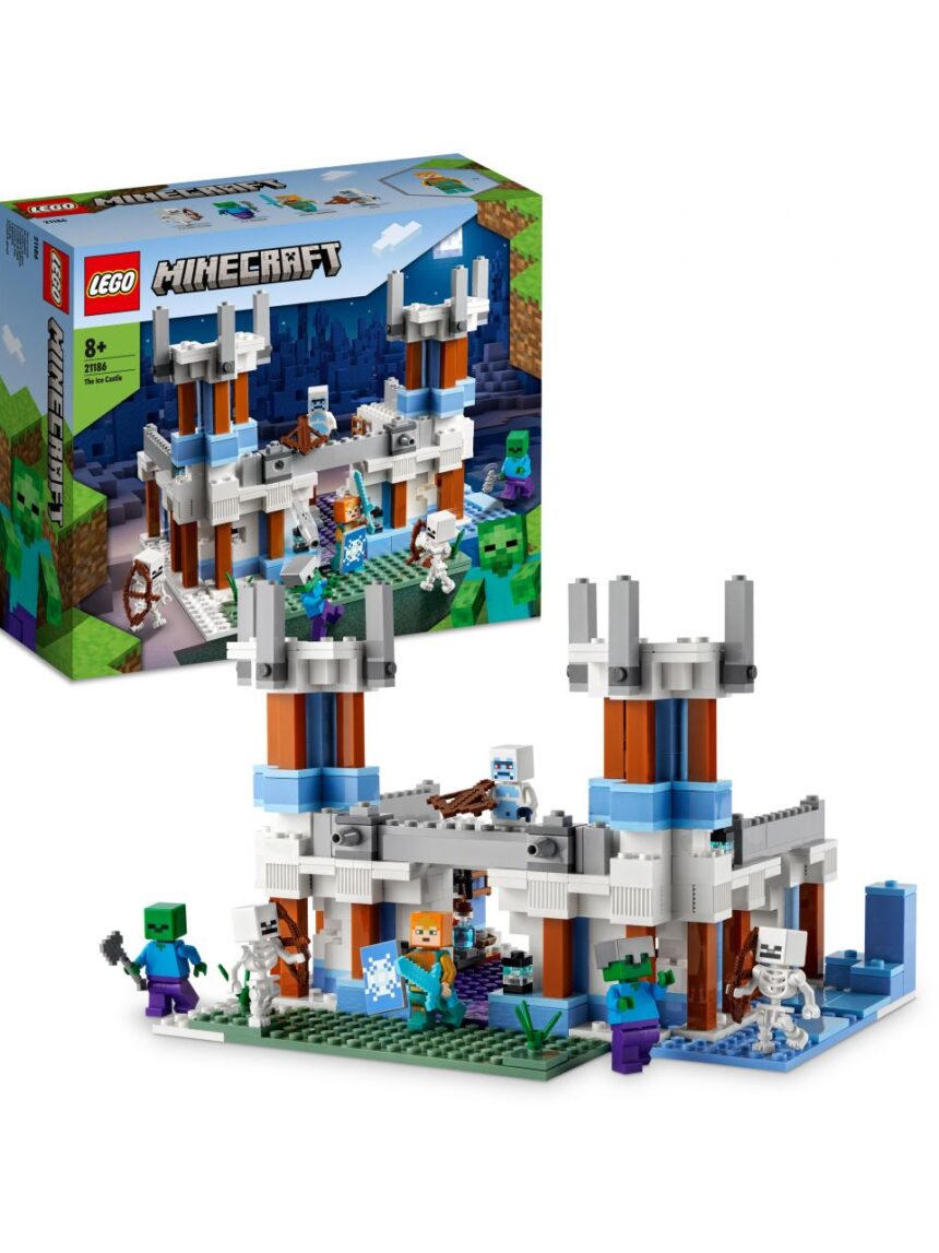 Il castello di ghiaccio 21186 - lego minecraft - LEGO