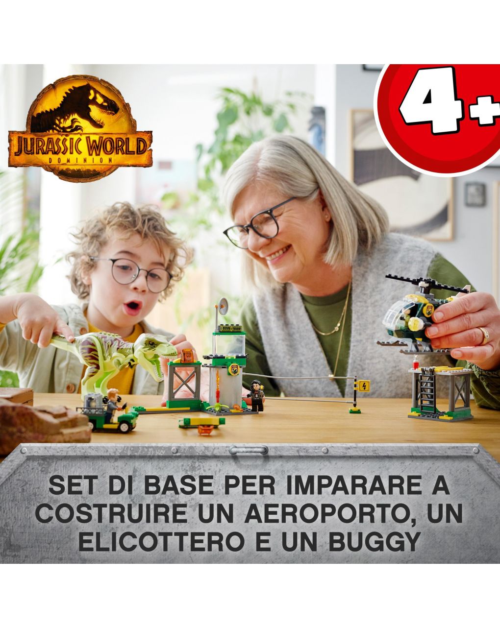 La fuga del t. rex 76944 - lego jurassic world - LEGO
