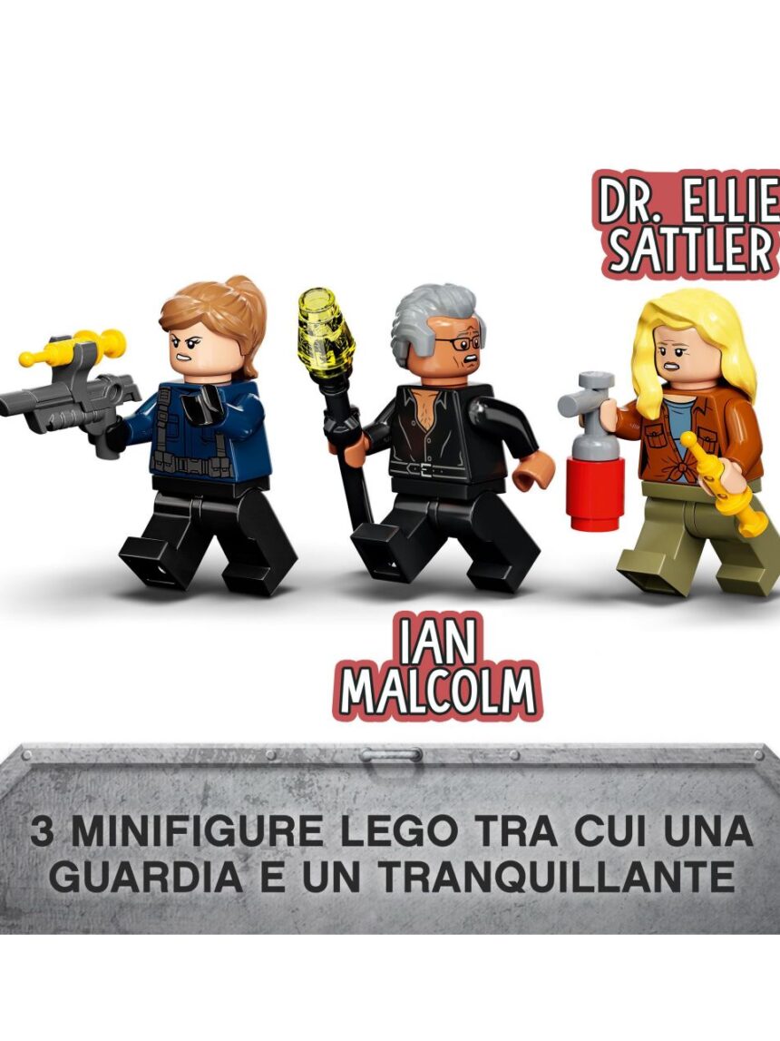 Trasporto del piroraptor e del dilofosauro 76951 - lego jurassic world - LEGO