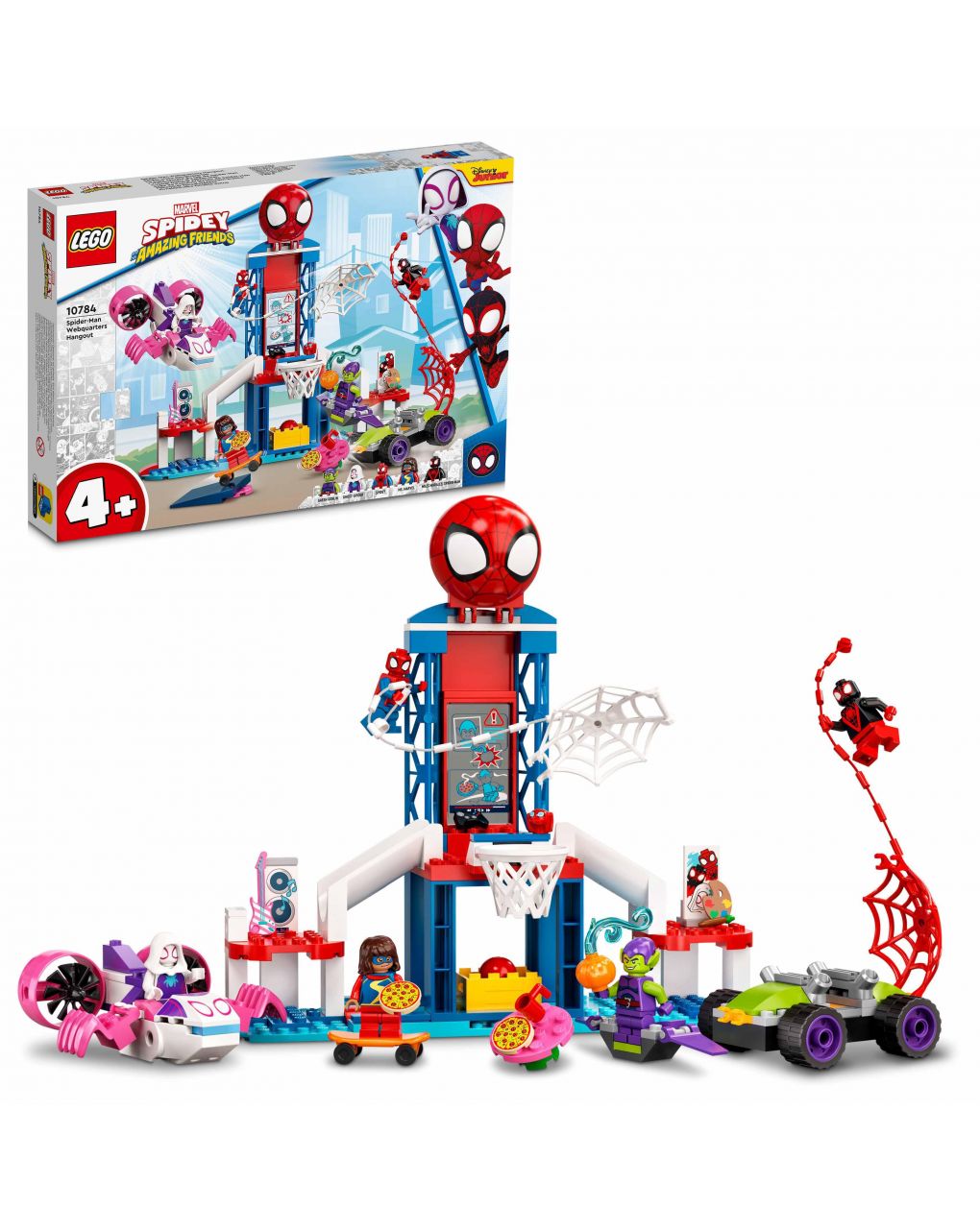 I webquarters di spider-man 10784 - lego marvel super heroes - Spidey