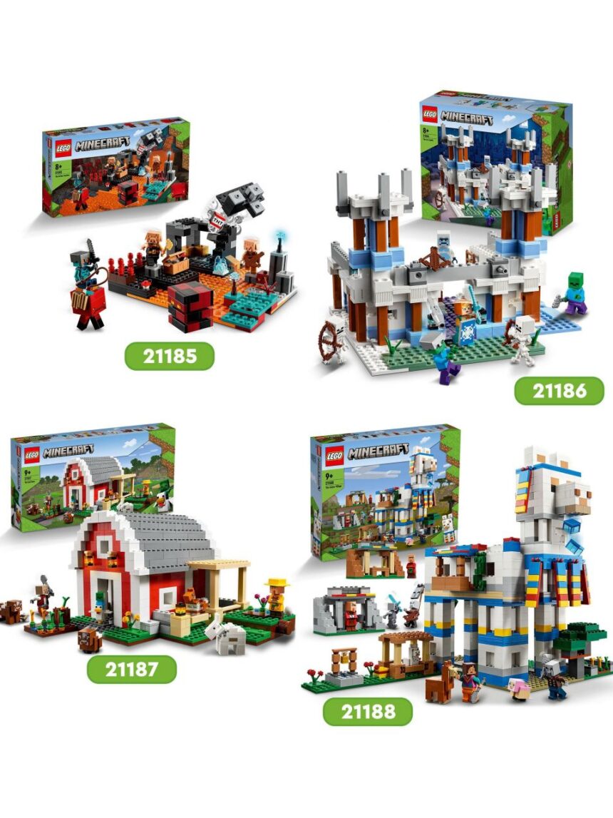 Il castello di ghiaccio 21186 - lego minecraft - LEGO