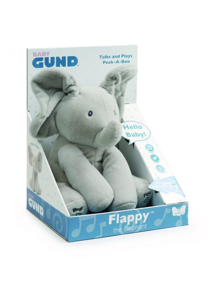 Peluche interattivo flappy l’elefantino - gund - Gund