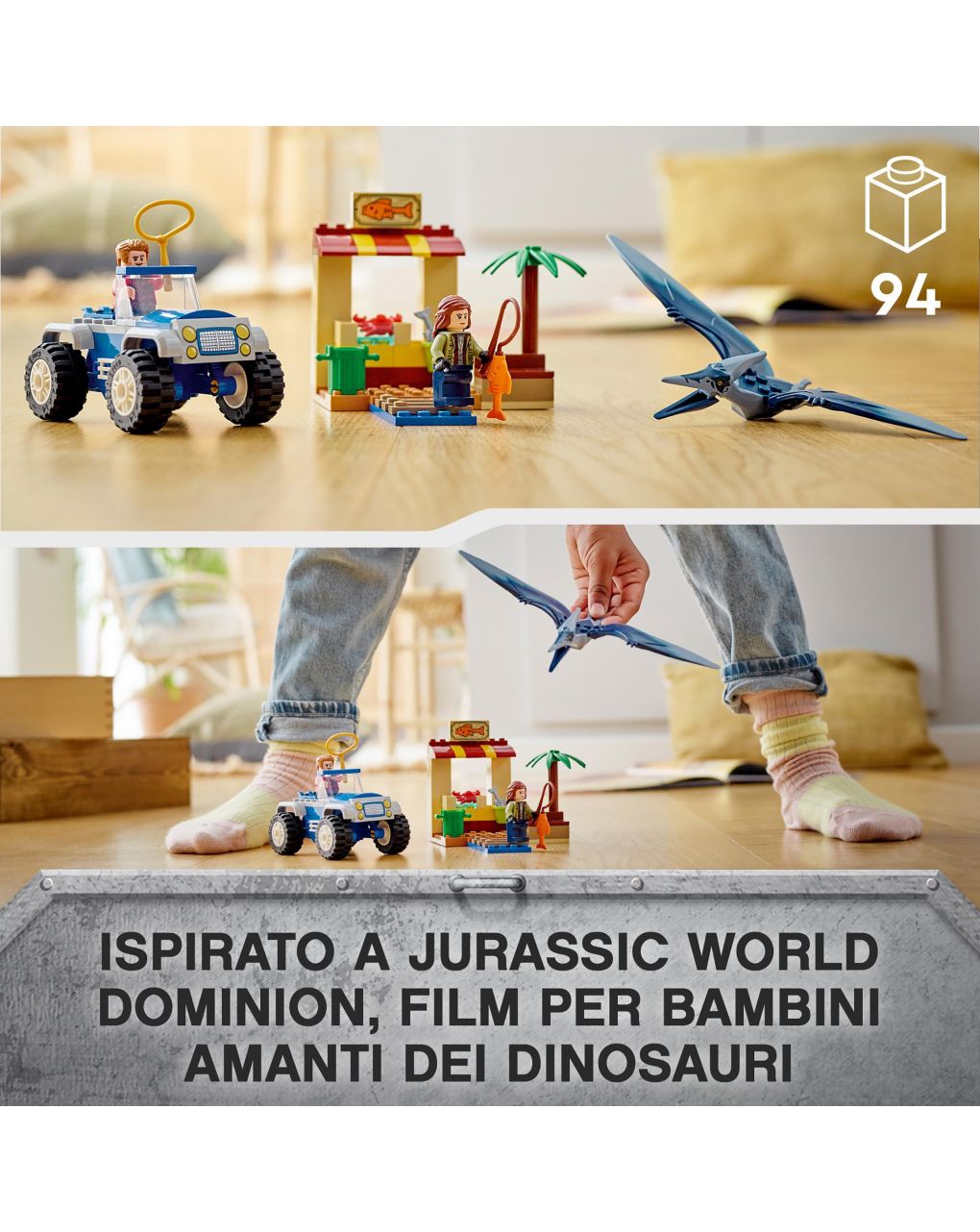Inseguimento dello pteranodonte 76943 - lego jurassic world - LEGO