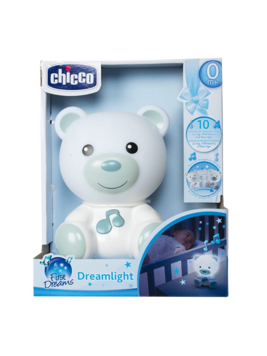 Luce notturna orsetto dreamlight azzurro - chicco - Chicco