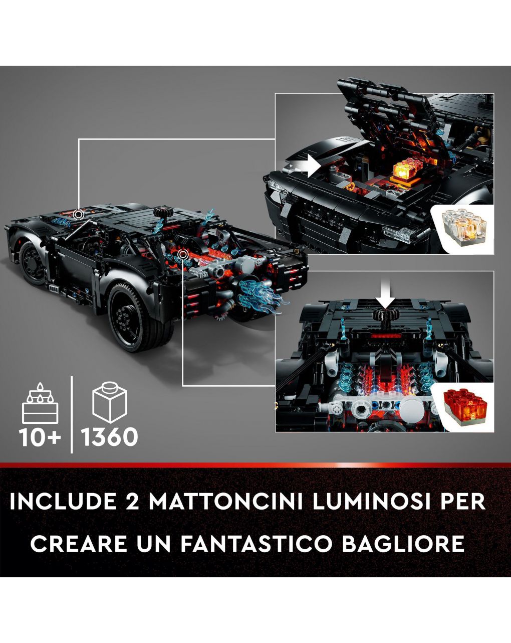 Batmobile™ di batman 42127 - lego technic - LEGO