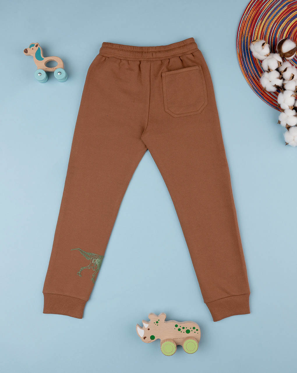 Pantalone felpato bimbo marrone - Prénatal