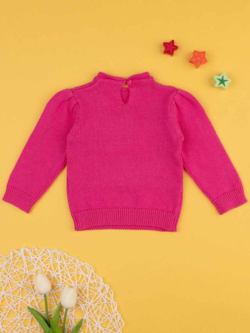 Maglia tricot bimba rosa - Prénatal