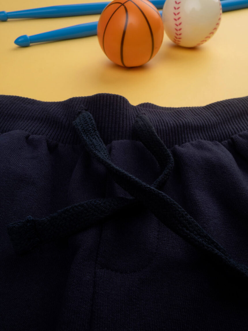 Pantalone felpato bimbo blu - Prénatal