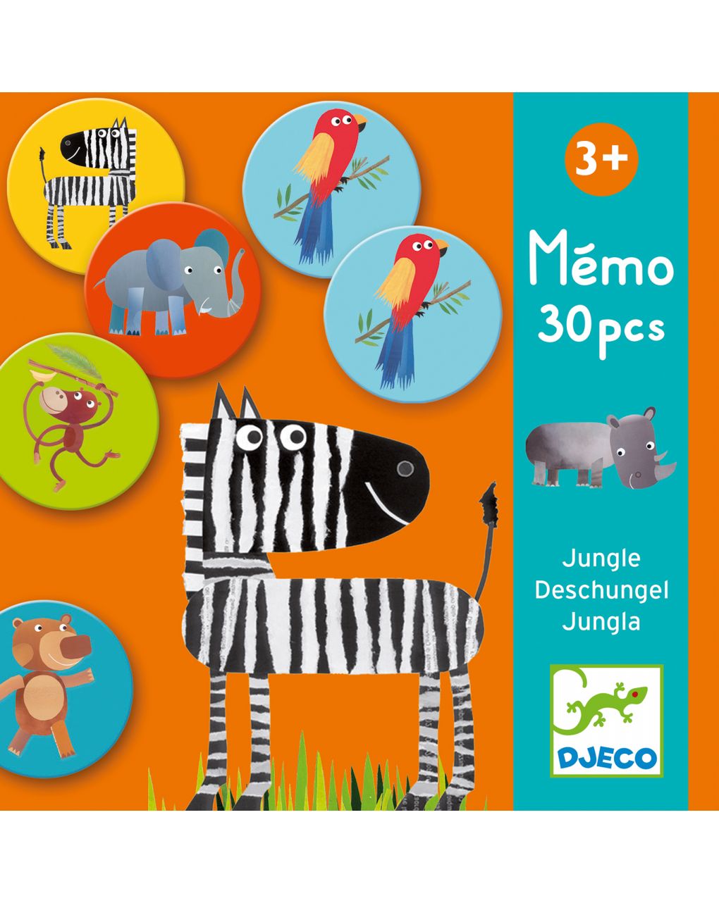 Memo jungle 30 elementi - djeco - Djeco