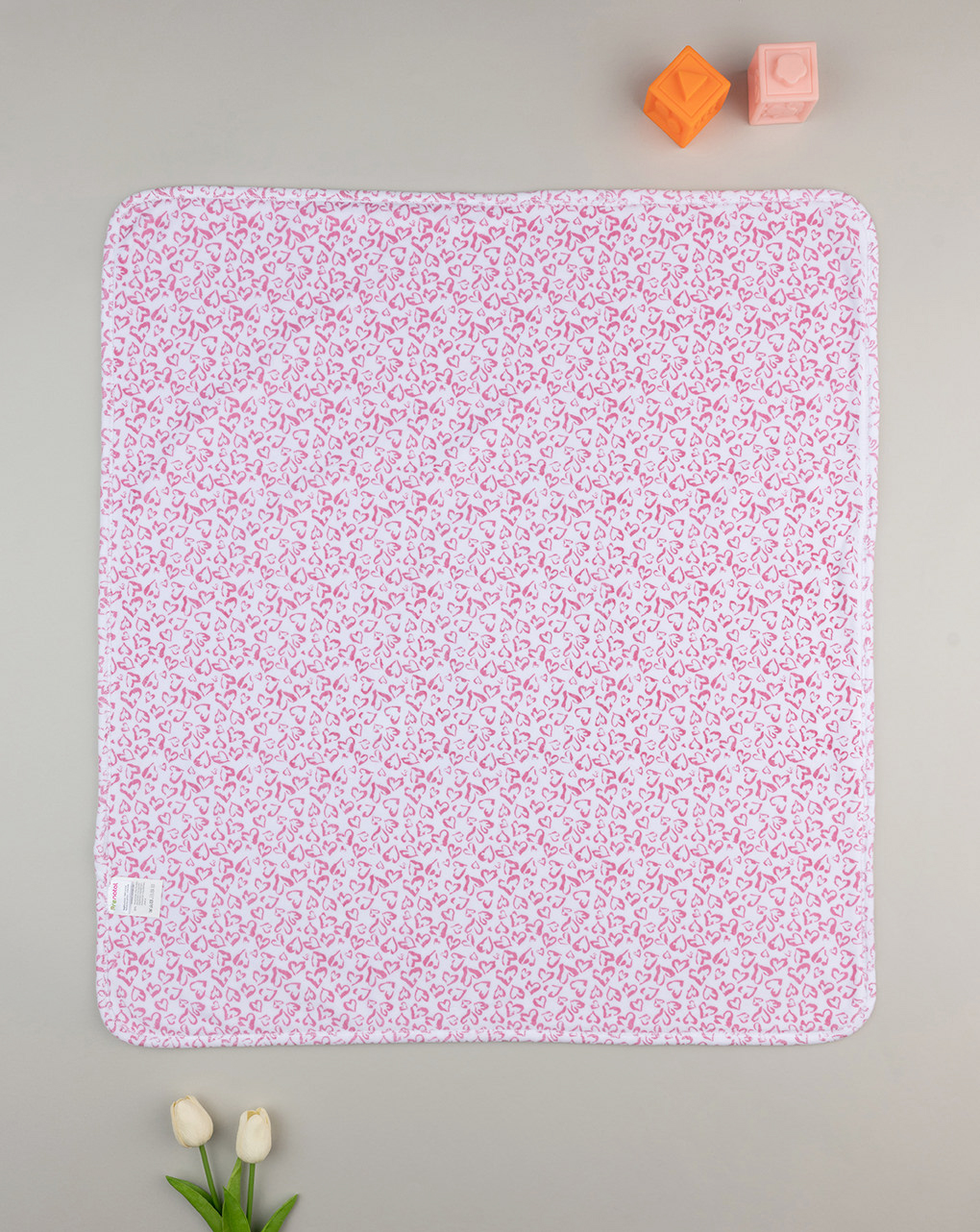 Coperta ciniglia bimba rosa - Prénatal
