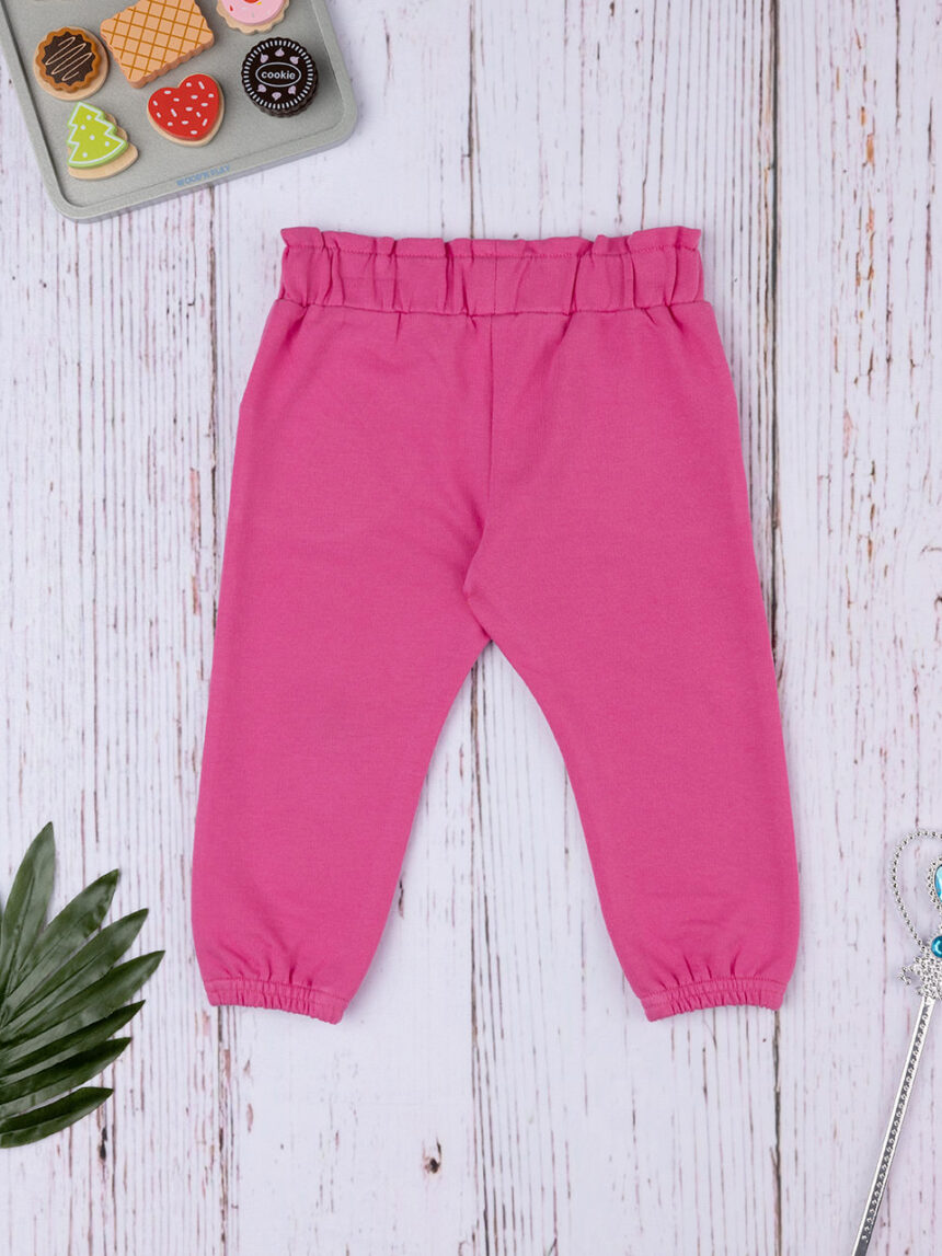 Pantalone french terry bimba rosa - Prénatal