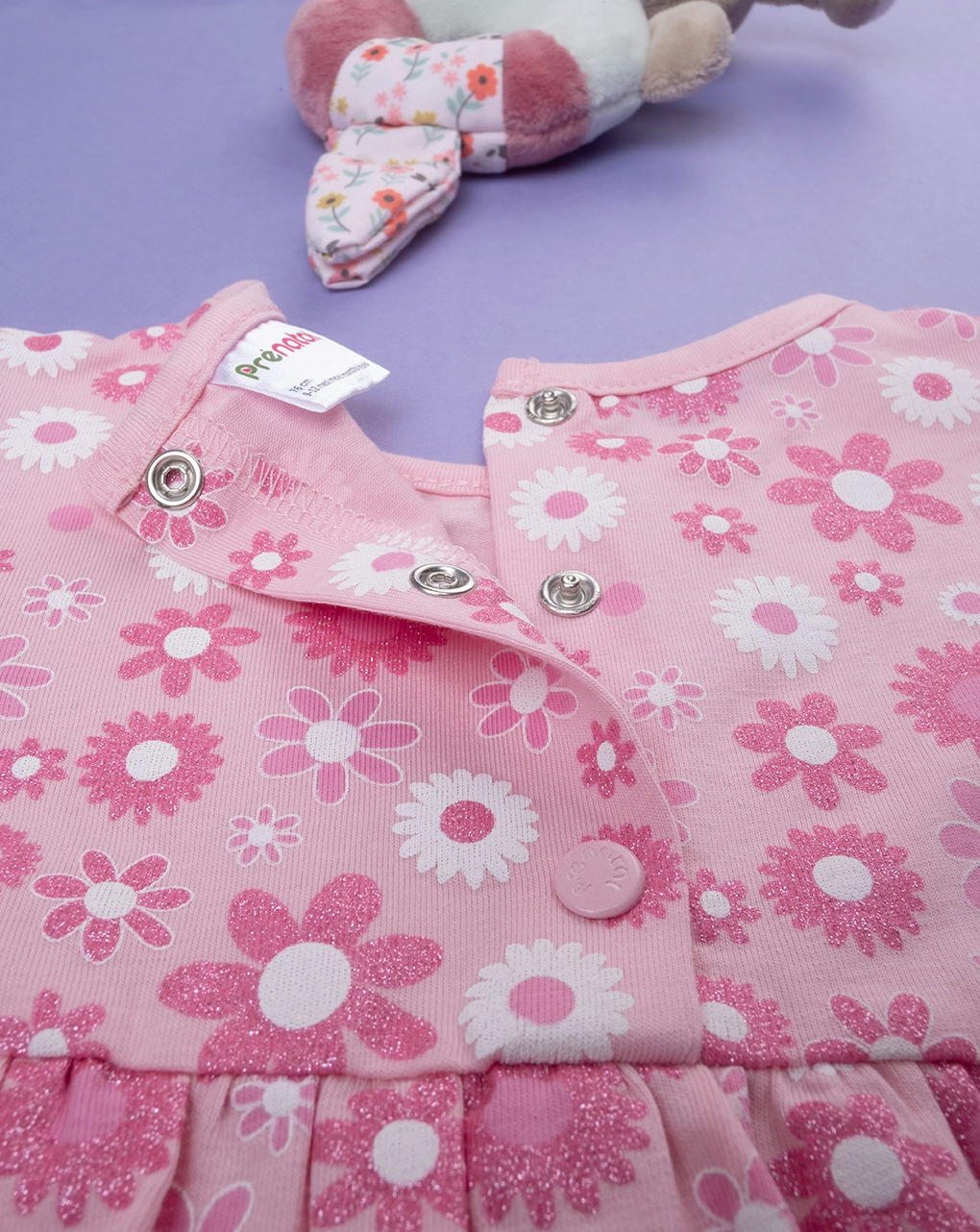 Abito bimba rosa "fiori" - Prénatal