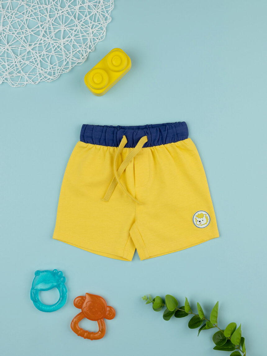Shorts bimbo giallo/blu - Prénatal