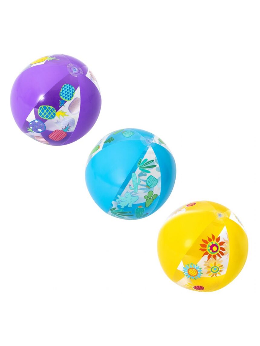 Pallone da spiaggia designer 51 cm - 3 modelli assortiti - bestway - Bestway