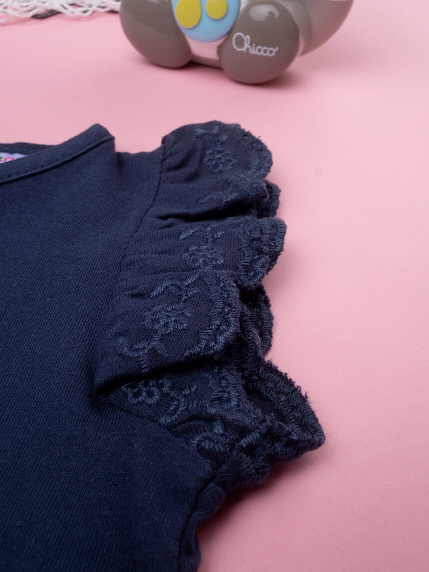 T-shirt mezze maniche con scritta bimba - Prénatal
