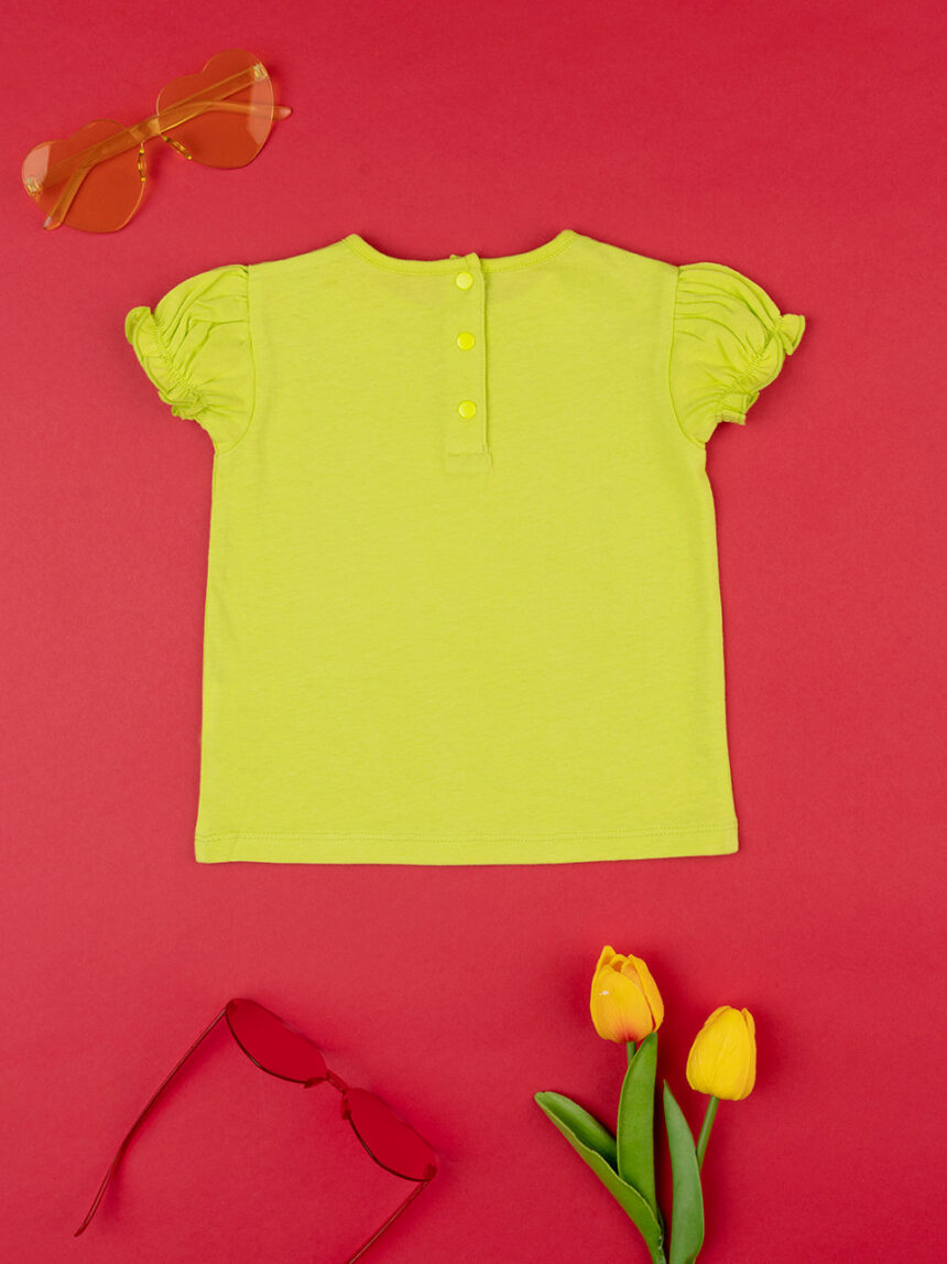 T-shirt bimba total giallo - Prénatal