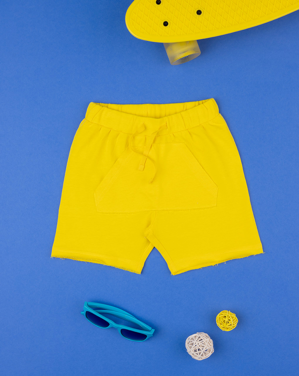 Pantaloncini sportivi bambino gialli - Prénatal