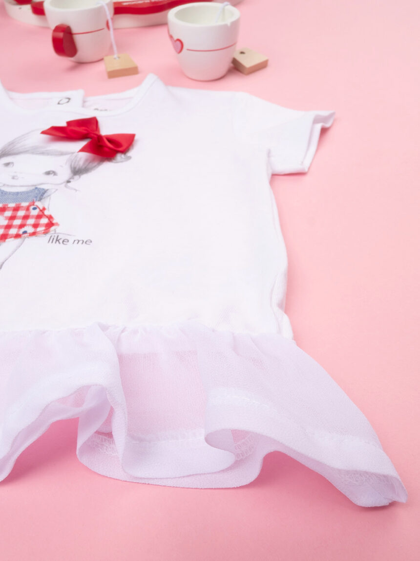 T-shirt bimba mezze maniche con stampa - Prénatal