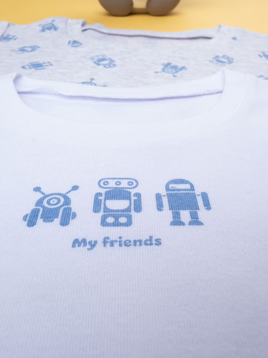 Pack 2 t-shirt intime boy "robot" - Prénatal